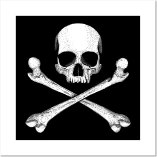 Jolly Roger - Crossbones Posters and Art